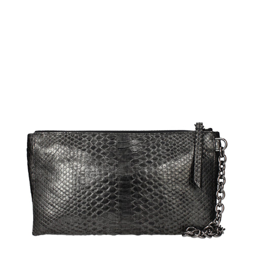 Tom Ford Grau Python-Leder Handtasche