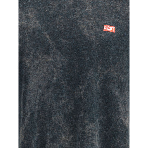 Diesel Black Cotton T-Shirt
