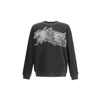 Diesel Schwarzer Baumwoll-Sweatshirt