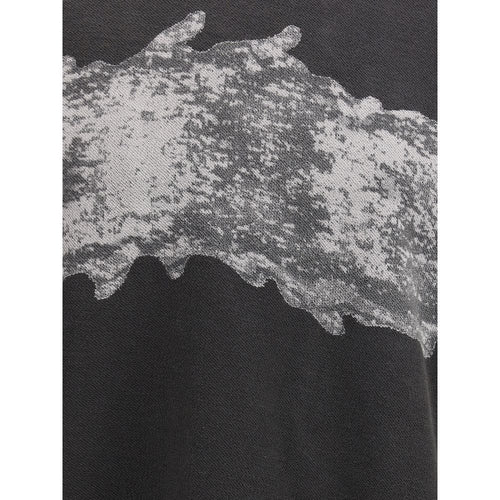 Diesel Schwarzer Baumwoll-Sweatshirt