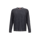 Diesel Graues Baumwoll-Sweatshirt