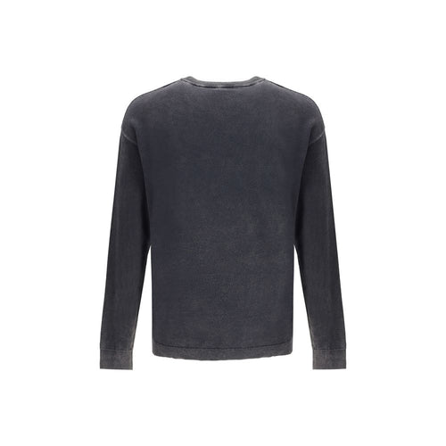 Diesel Graues Baumwoll-Sweatshirt