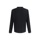 Cruna Schwarzer Wollmantel aus Fleece