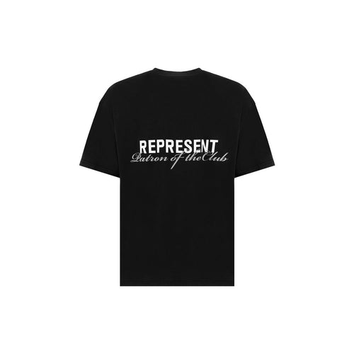 Represent Schwarzes Baumwoll-T-Shirt
