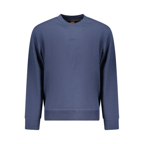 Hugo Boss Baumwoll-Sweatshirt in Blau