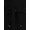 Max Mara Schwarzer Wollmantel