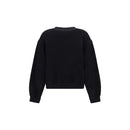 Alexander Wang Schwarzer Baumwoll-Sweatshirt
