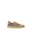 Burberry beige low-top fabric sneakers
