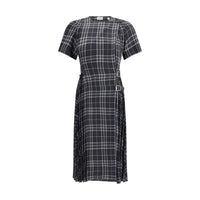 Burberry Graues Polyester-Kleid für den Alltag