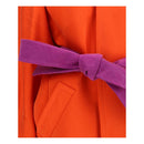 Saint Laurent Seidenmantel in Orange