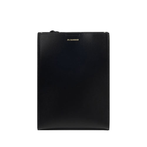 Jil Sander Black Calfskin Bos Taurus Shoulder Bag