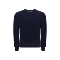 Brunello Cucinelli Blue wool fleece sweatshirt