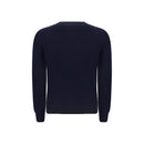 Brunello Cucinelli Blue wool fleece sweatshirt