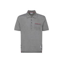 Thom Browne Graues Baumwoll-Poloshirt