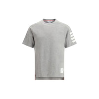 Thom Browne Graues Baumwoll-T-Shirt