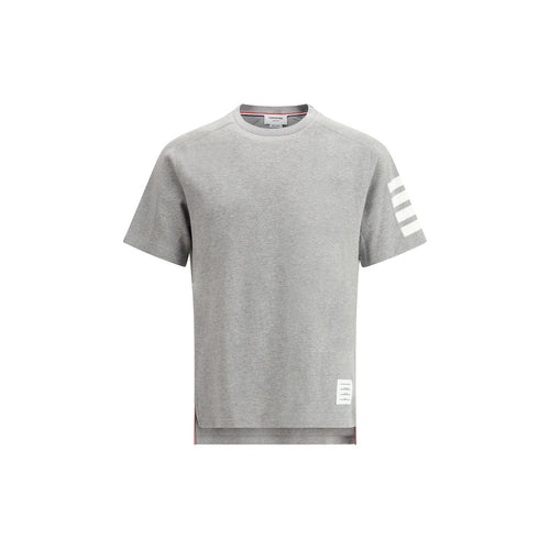 Thom Browne Graues Baumwoll-T-Shirt