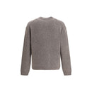 Maison Kitsuné Grauer Wollpullover