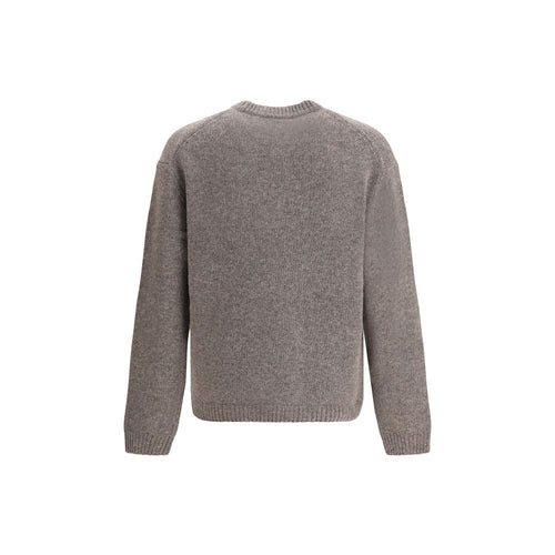Maison Kitsuné Grauer Wollpullover