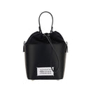 Margiela Schwarze Kalbshaut Bos Taurus Schultertasche