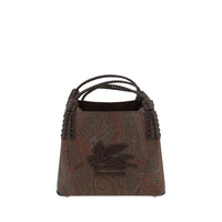 Etro Braune Stoffhandtasche