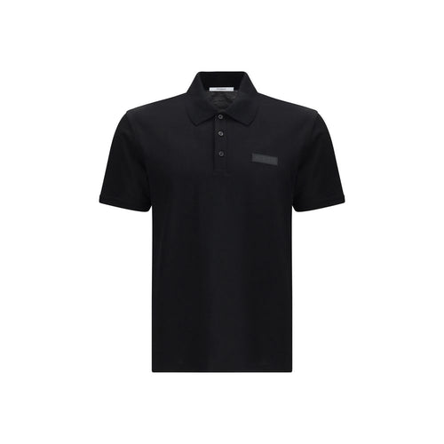 Givenchy Schwarzes Baumwoll-Poloshirt