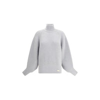 Balmain Grauer Wollpullover