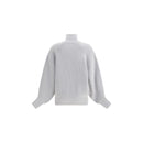 Balmain Grauer Wollpullover