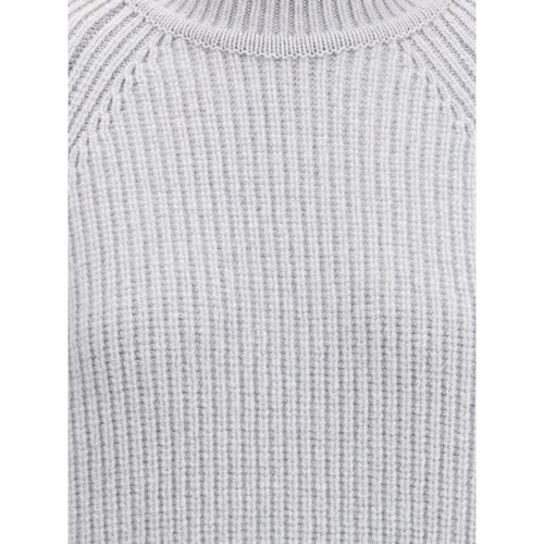 Balmain Grauer Wollpullover