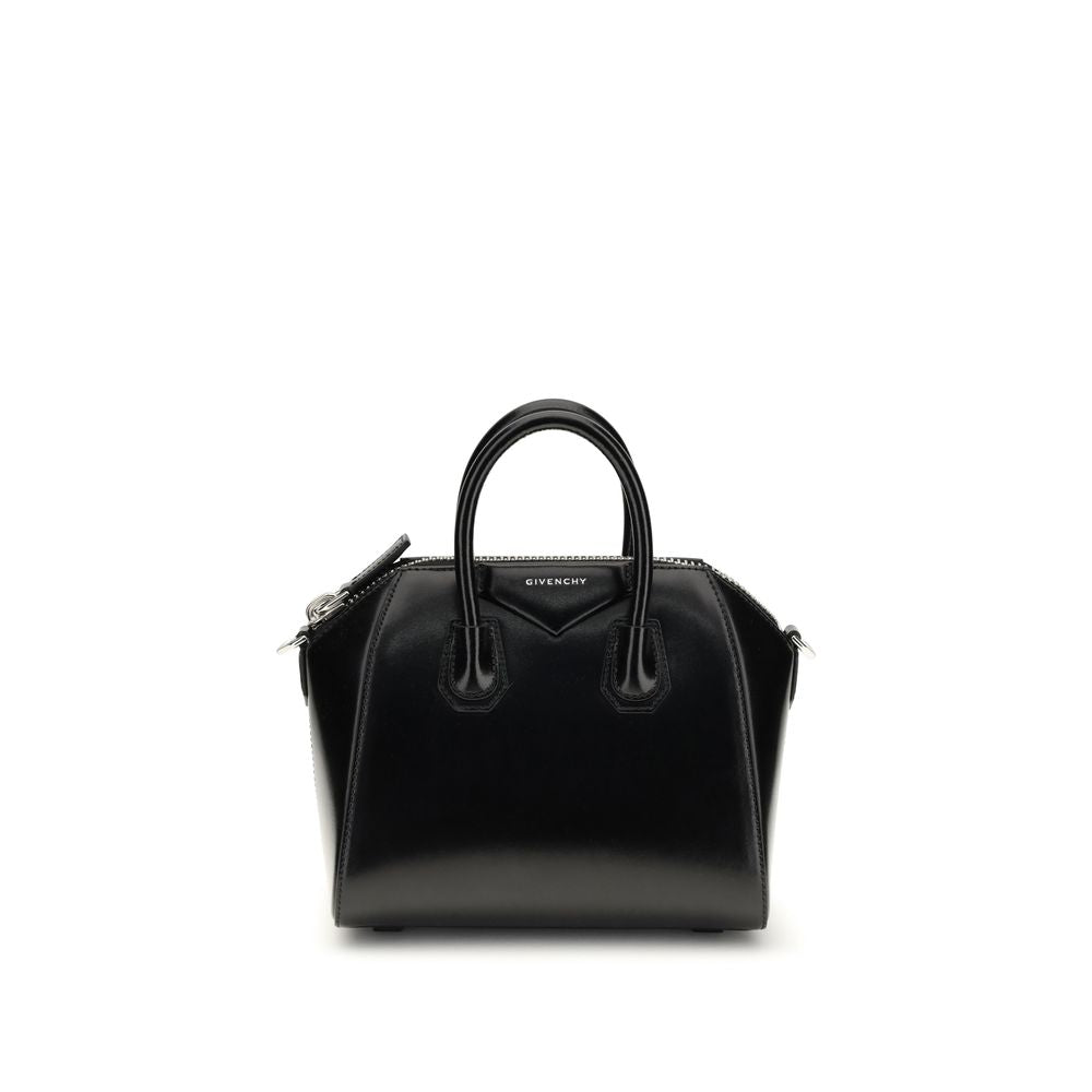 Givenchy Schwarze Kalbsleder Bos Taurus Handtasche