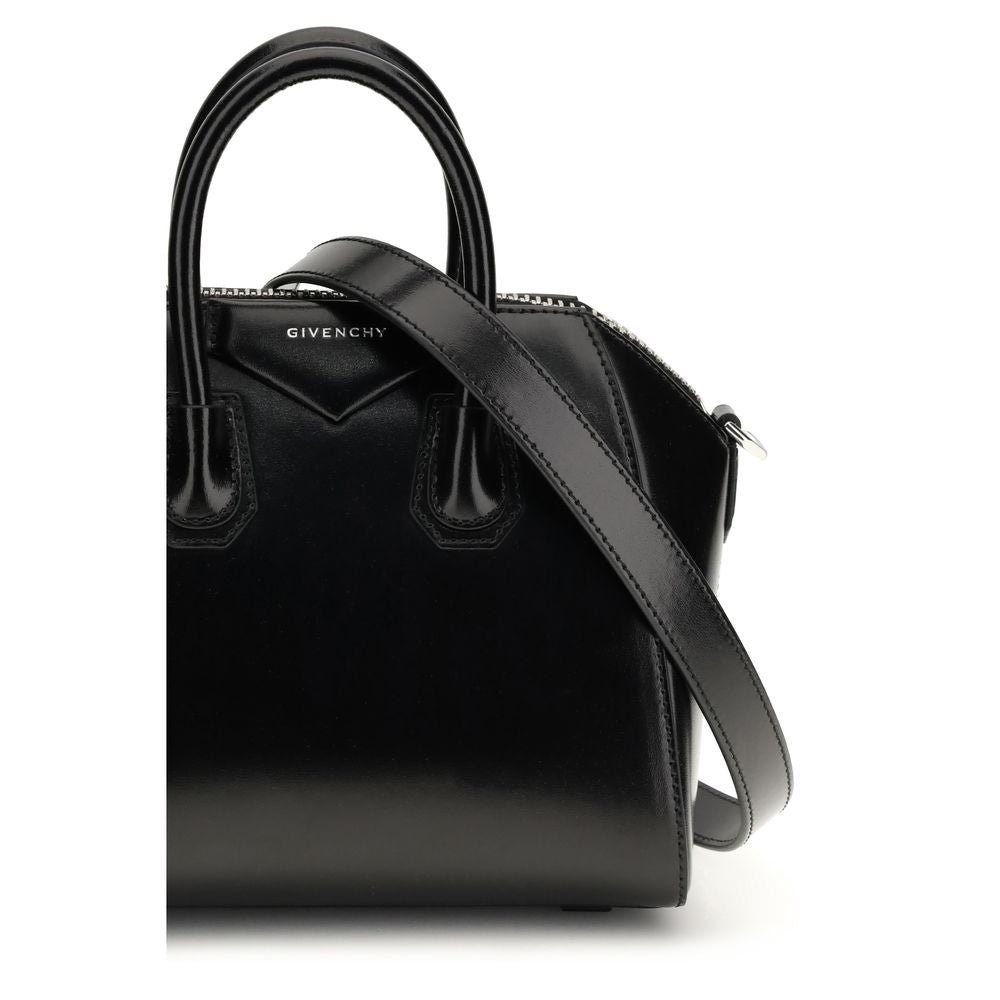 Givenchy Schwarze Kalbsleder Bos Taurus Handtasche