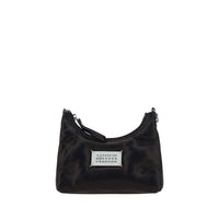 Margiela Schwarze Lammleder-Schultertasche Ovis Aries Aries