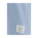 Thom Browne Hellblaues Baumwoll-Poloshirt