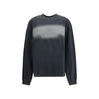 Alexander Wang Schwarzes Baumwoll-Sweatshirt