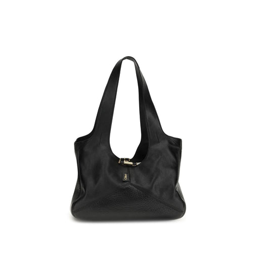 Chloé Black Calfskin Shoulder Bag Bos Taurus