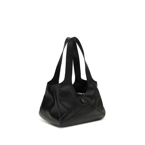 Chloé Black Calfskin Shoulder Bag Bos Taurus