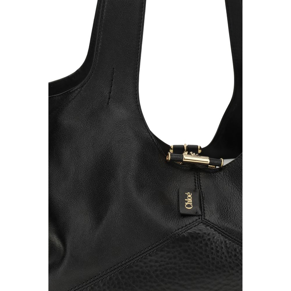 Chloé Black Calfskin Shoulder Bag Bos Taurus