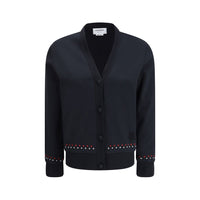Thom Browne Schwarzer Baumwoll-Cardigan