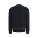 Thom Browne Schwarzer Baumwoll-Cardigan