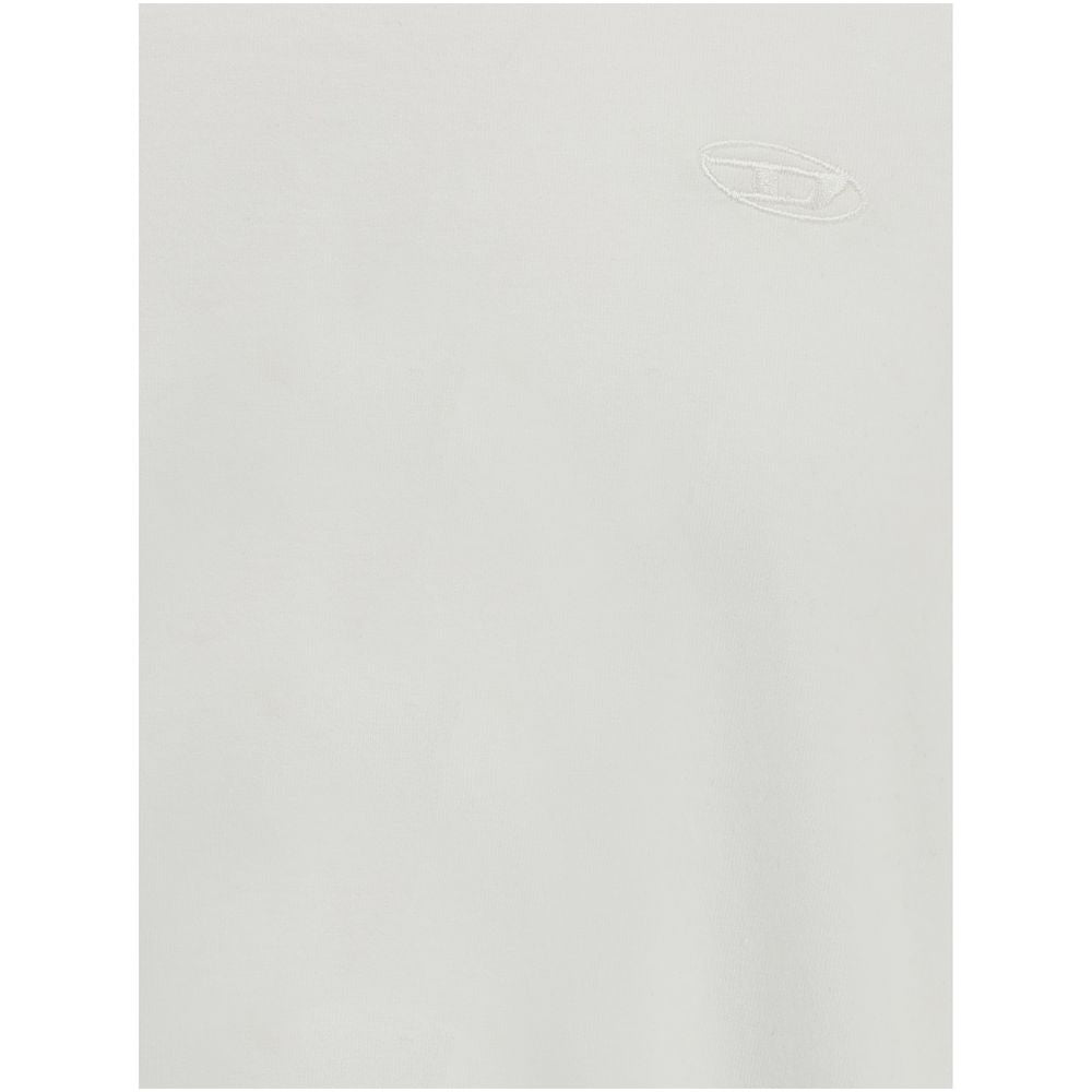 Diesel Weißes Baumwoll - T-Shirt - OUTLABEL - Diesel